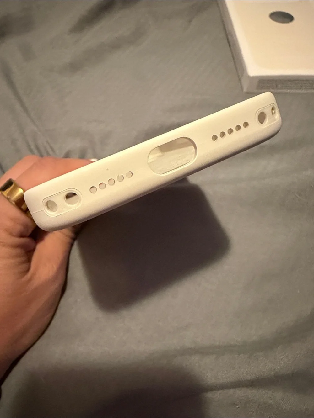 Apple iPhone Silicone Case - Light Cream